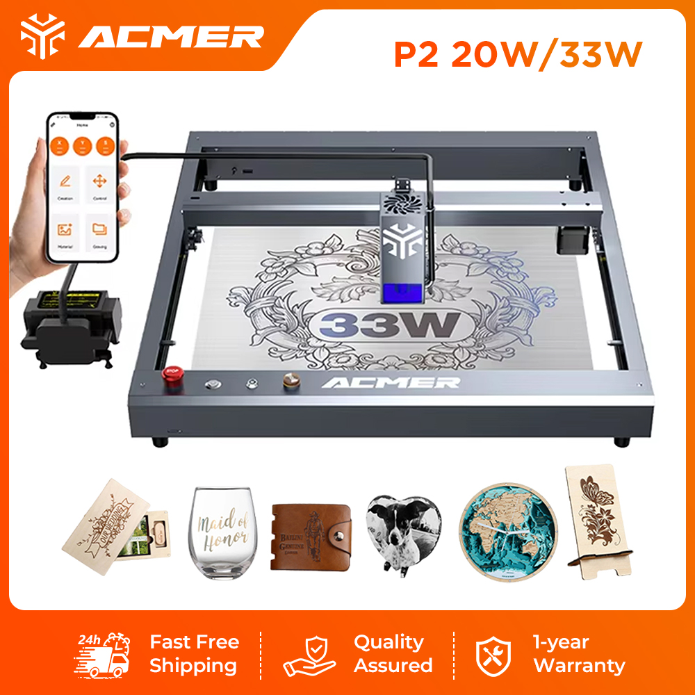 Industrial Laser Engraver - Лазерный гравер и резак ACMER P2