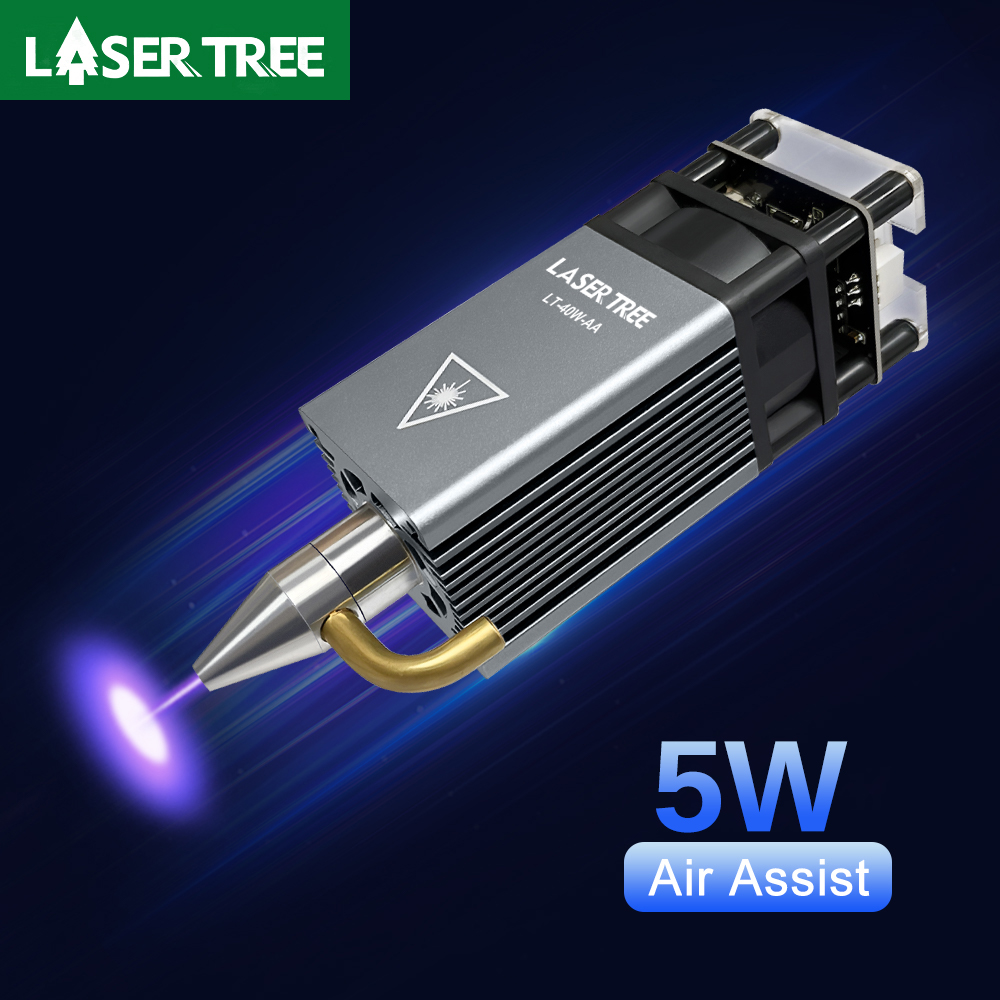 LASER TREE 5 Вт Air Assist Мет – обзор и цена Industrial Laser Engraver