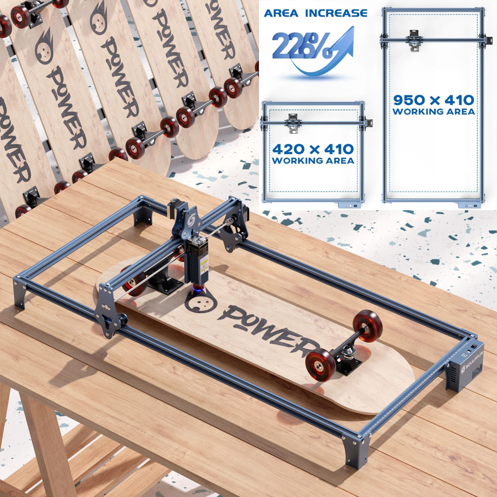 SCULPFUN гравер, комплект расш – обзор и цена Industrial Laser Engraver