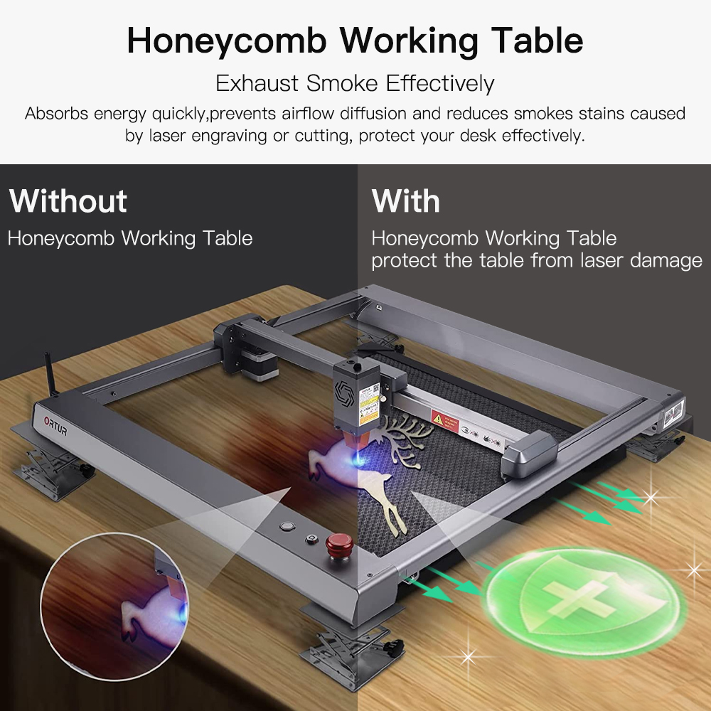 Лазерный гравировальный станок – обзор и цена Honeycomb Laser Bed